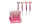 Lollipops Swirl in love mit Marshmallow Herz 50g 4fach sortiert