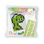 Pixel Schlüsselring Set Dino