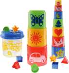 Steckbox Set Biene mit Stapelpyramide...