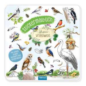 Stickermalbuch Unsere Vogelwelt