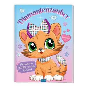 TRÃ–TSCH Stickerbuch Diamantenzauber Tierfreunde