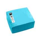 40 Servietten Watte 38X38 Azur