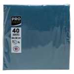 40 Servietten Watte 38X38 Pazifikbl