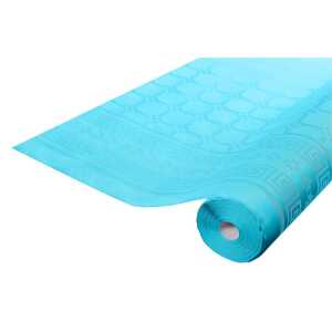 Tischdeckenrolle Damast1,18x6m Azur