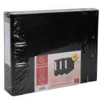 3er Set Ordner PP/Papier A4 R80 sw