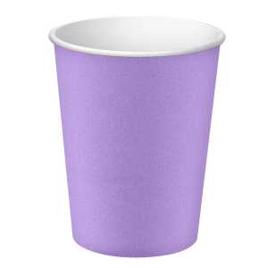 15 Becher Karton 20cl Lila