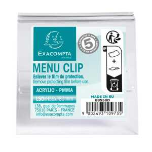 Klemmkartenhalter S (50mm breit)