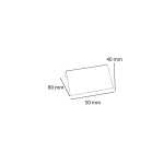 Klemmkartenhalter S (50mm breit)