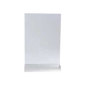 Tischaufsteller vert alu.sockel A4