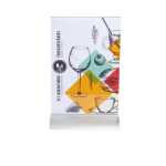 Tischaufsteller vert alu.sockel A4