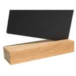 Menükartenhalter Schiefer HolzfußA4