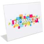 Tischaufsteller A4 Hoch horizontal