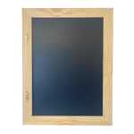 Kundenstopper Schiefer Holz 37x49cm