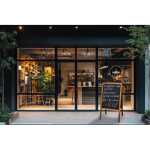 Kundenstopper Schiefer Holz 53x90cm