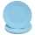 20 Teller Rund Ø 23 cm hellblau