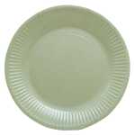20 Teller Rund Ø 23 cm Olivegrün