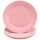 20 Teller Rund Ø 23 cm rosa