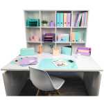 Briefständer Karton Aquarel Malve