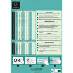 Klebende Zahlen (60mm) schwarz