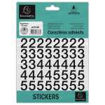 Klebende Zahlen (20mm) schwarz