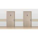 Selbstklebendes Türschild Mann