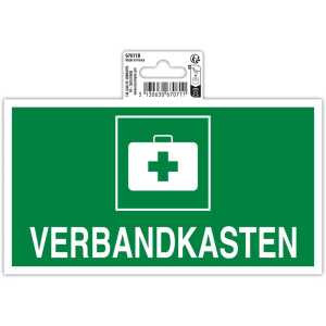 Schild Verbandkasten 20x11cm PVC