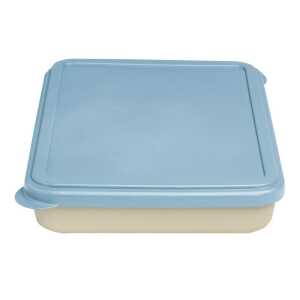 Menueschale 2-f &Deckel grau