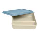 Menueschale 2-f &Deckel grau