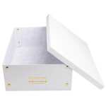 Aufbewahrungstbox flach A3+ weiss