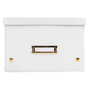Aufbewahrungstbox flach A4+ weiss