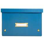 Aufbewahrungstbox flach A4+ blau