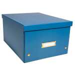 Aufbewahrungstbox flach A4+ blau