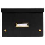 Aufbewahrungstbox flach A4+ schwarz
