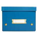 Aufbewahrungstbox flach A5+ blau