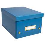Aufbewahrungstbox flach A5+ blau