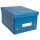 Aufbewahrungstbox flach A5+ blau