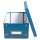 Aufbewahrungstbox flach A5+ blau