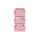 Horizontal Wandsortierer 1Fach Rosa