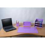 Schreibunterlag Kart Aquarel Malve