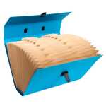 Dokumententasche+Schloss 20F türkis