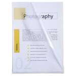 100 Sichthüllen A4 PP genarbt farbl