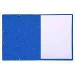 Eckspannmappe A4+mE Manila blau