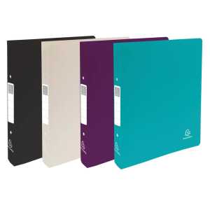 Ringbuch 2R 30mm PP A4 Titan sort