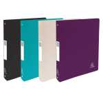 Ringbuch 4R 30mm PP A4 Titan sort