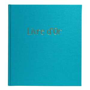 Gästebuch 140S  21x19 Pop’N Co Cyan