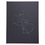 Gästebuch100S silber27x22 Art sw