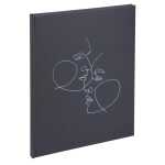 Gästebuch100S silber27x22 Art sw