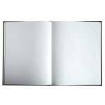 Gästebuch 50Bl 27x22 Titan sw
