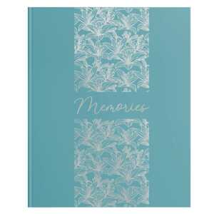 Gästebuch 50Bl 27x22 Titan türkis