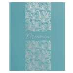 Gästebuch 50Bl 27x22 Titan türkis